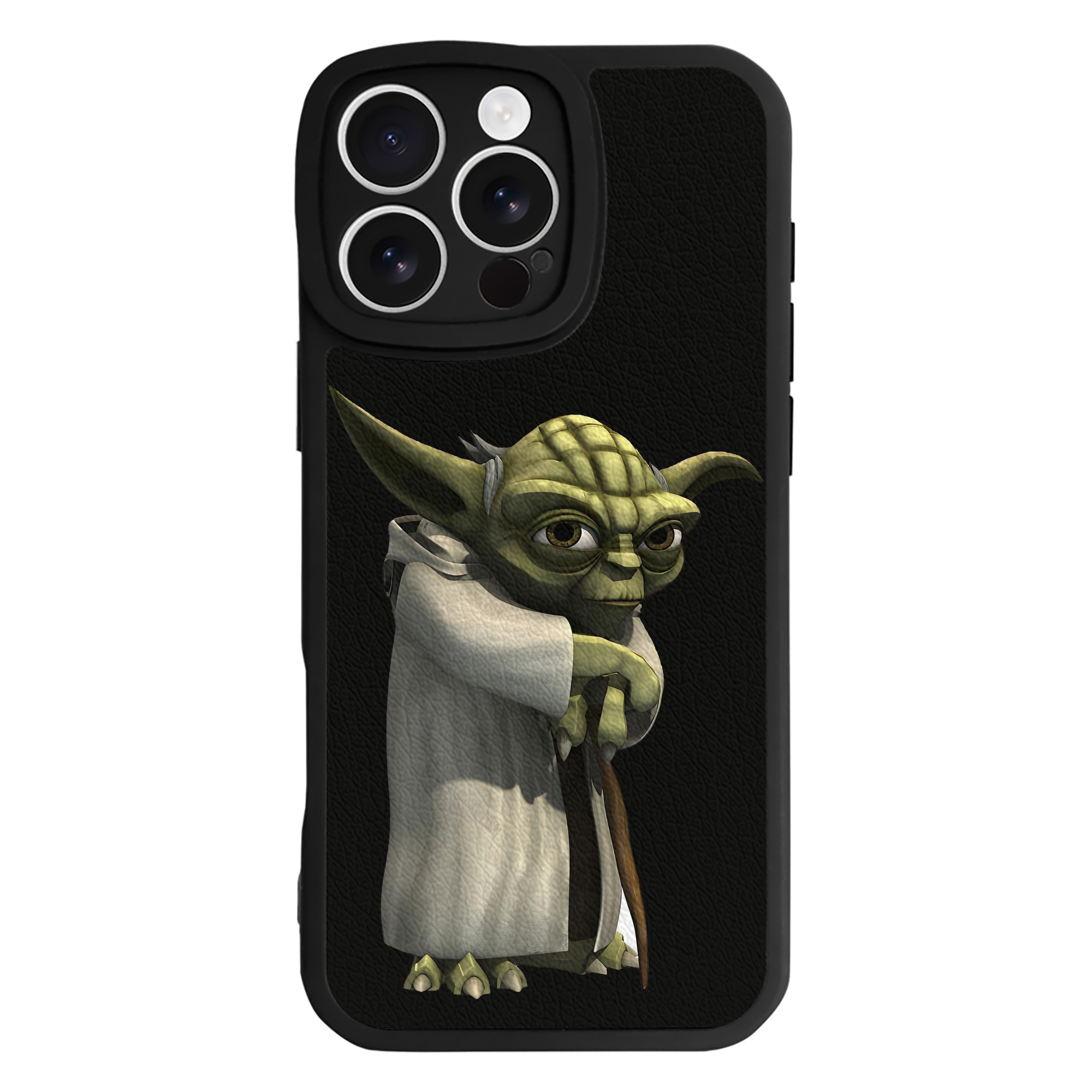 （画像用） スター・ウォーズ Star Wars 【iPhone 16シリーズ対応】シリコンスマホケース（レザー調） 材質：シリコン